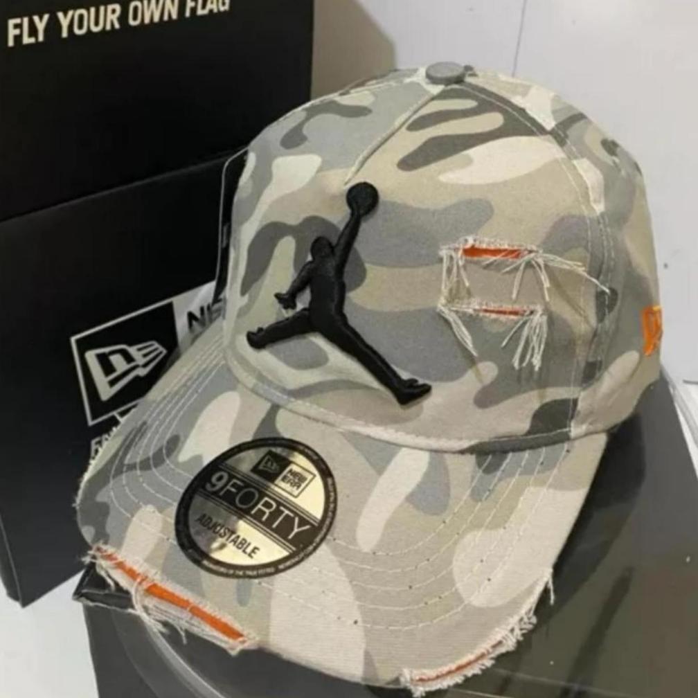 FAVORIT Topi Baseball Camo Ny Pria Wanita Topi Sobek Ny Unisex Bisa COD KEKINIAN