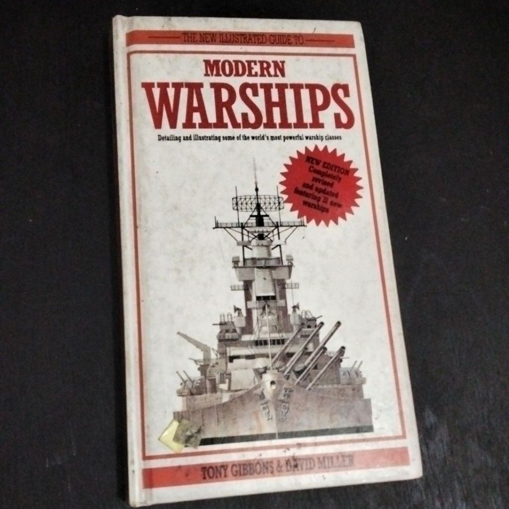Buku The New Illustrated Guide to Modern Warships New Edition Tony Gibbons & David Miller