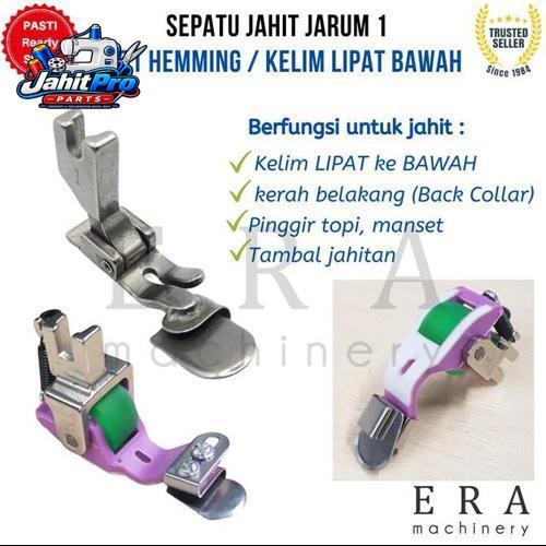 Sepatu jahit kelim P351 hemming lipat bawah T351 jarum 1 HighSpeed Presser foot single needle Juki t