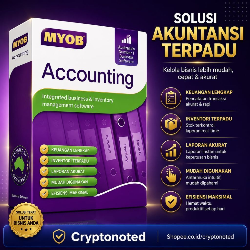 MYOB Accounting Pro Versi 18 - Aplikasi Akunting dan Jurnal Perusahaan Windows Akuntansi Premium