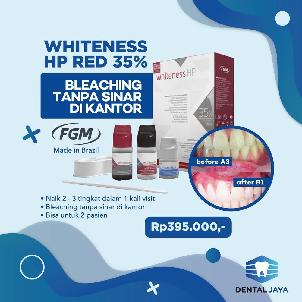 FGM Whiteness Hp Red 35% Bleaching | Bleaching Red | Pemutih Gigi