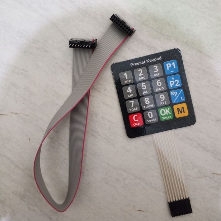 KEYPAD POM MINI KEYPAD KABEL SAMBUNGAN KEYPAD PERTAMINI DIGITAL - keypad + kabel sambungan
