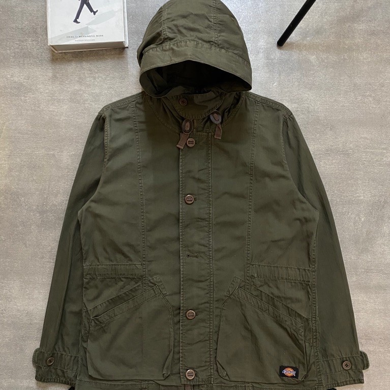 Utility Field Jacket Olive Green Hoode