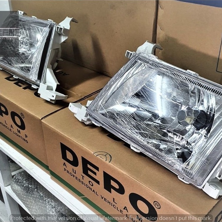 lampu depan kijang 2000 merek depo