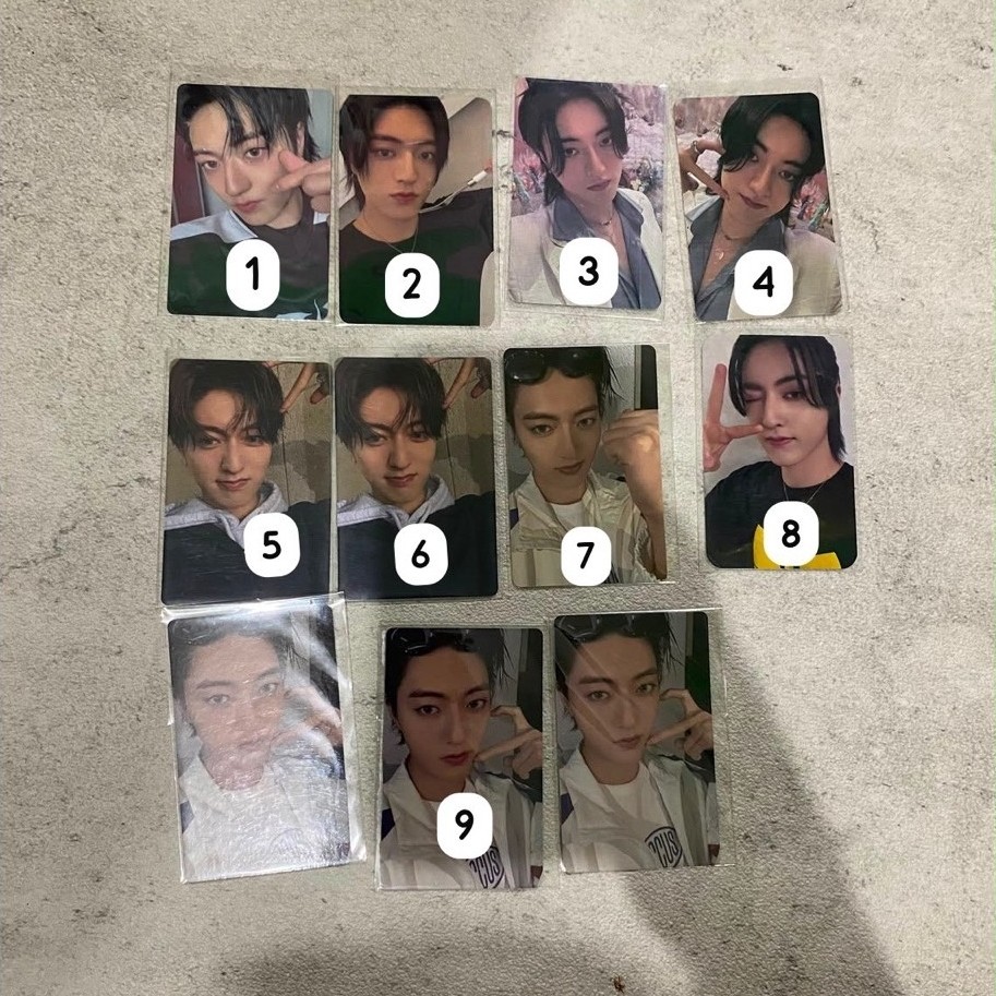 photocard haruto treasure (reboot) ohora, welcol, manyo, akpol, lucky draw