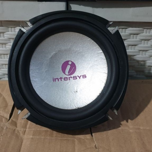 speaker mobil 5inch 4ohms 30watts intersys second bekas jamin normal siap pakai sudah di tes