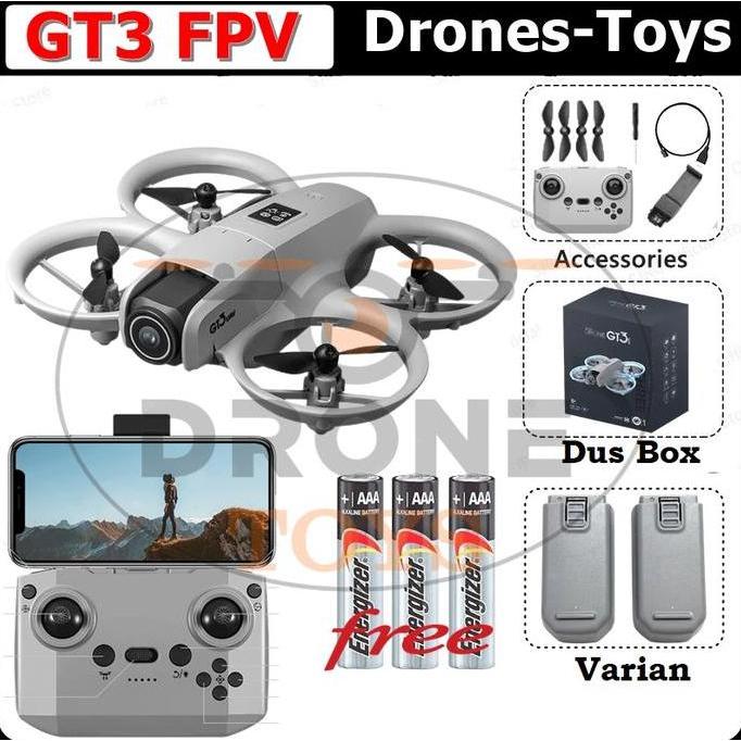 Drone Toys Mini GT3 FPV / D15 Camera Optical Flow - Drone Aerial 360 Flip Drone FPV