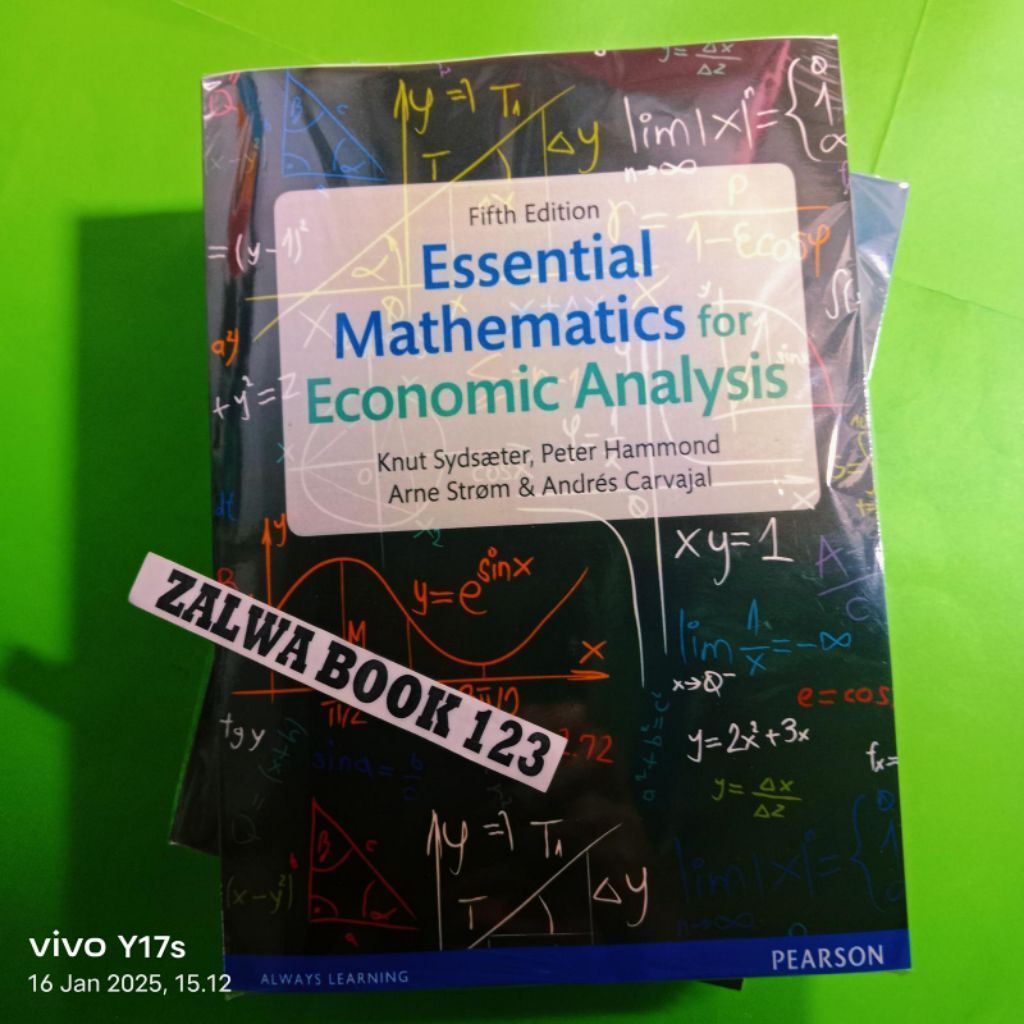 Essential mathematics for economic analysis