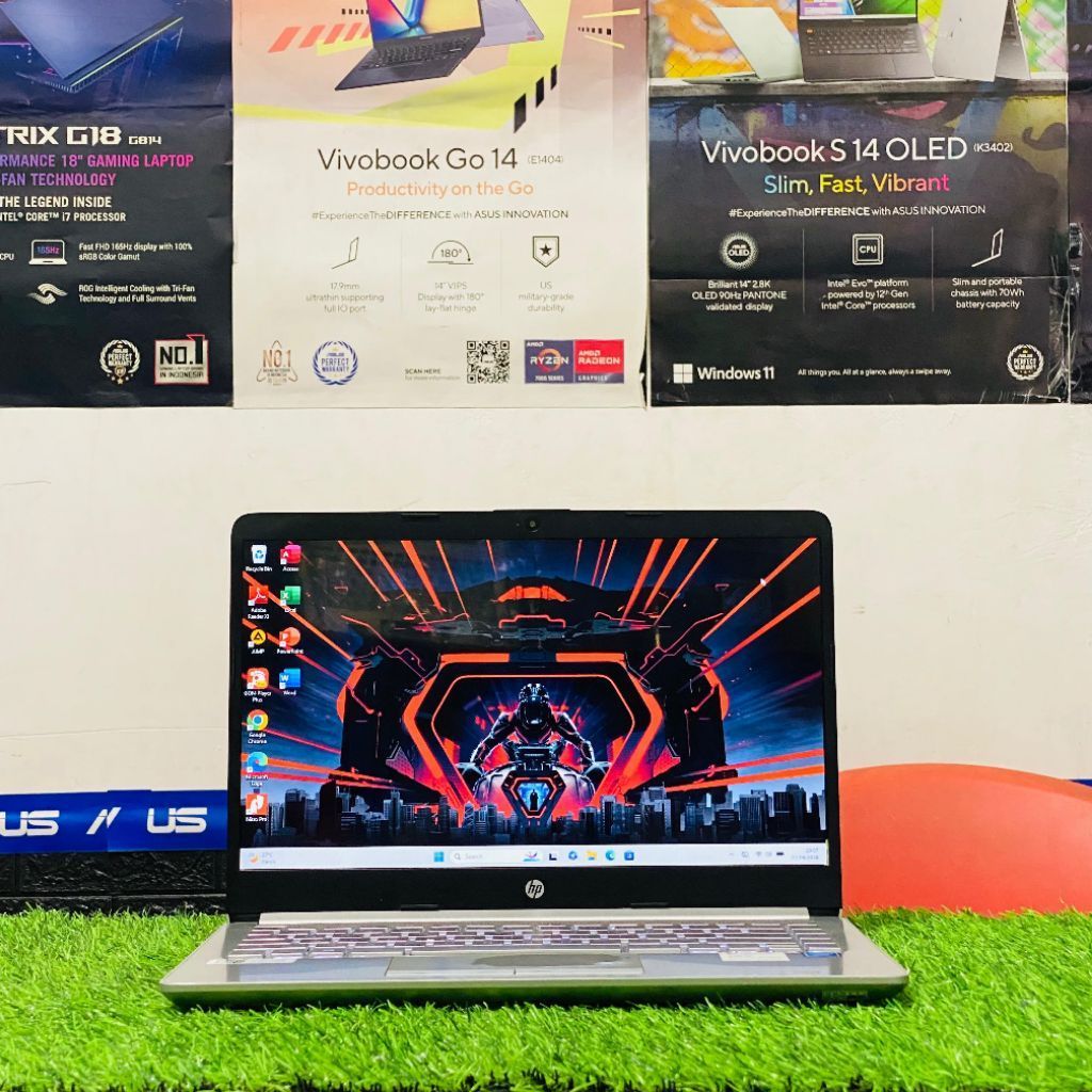 Laptop Second HP 14s-CF2516TU (Intel Celeron N4020) | RAM 4GB / SSD 256GB Nvme