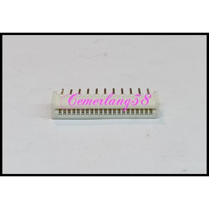GRATIS ONGKIR SOKET KONEKTOR 21 PIN KSR SOCKET  KABEL FLEXIBLE FFC FPC (1.25 MM) 
