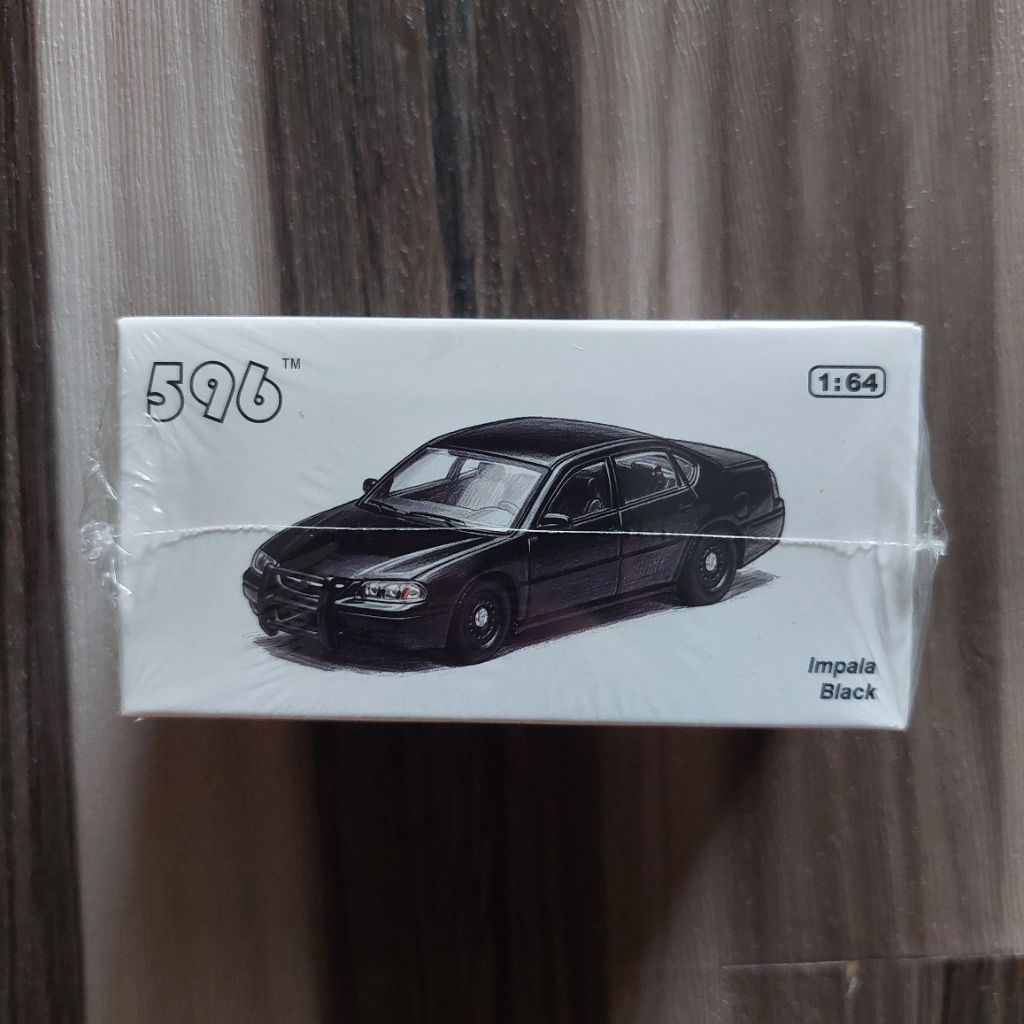 596 MODEL 1/64 CHEVROLET IMPALA BLACK