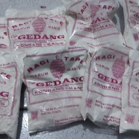 TERMURAH RAGI TAPE CAP GEDANG READY SILAHKAN