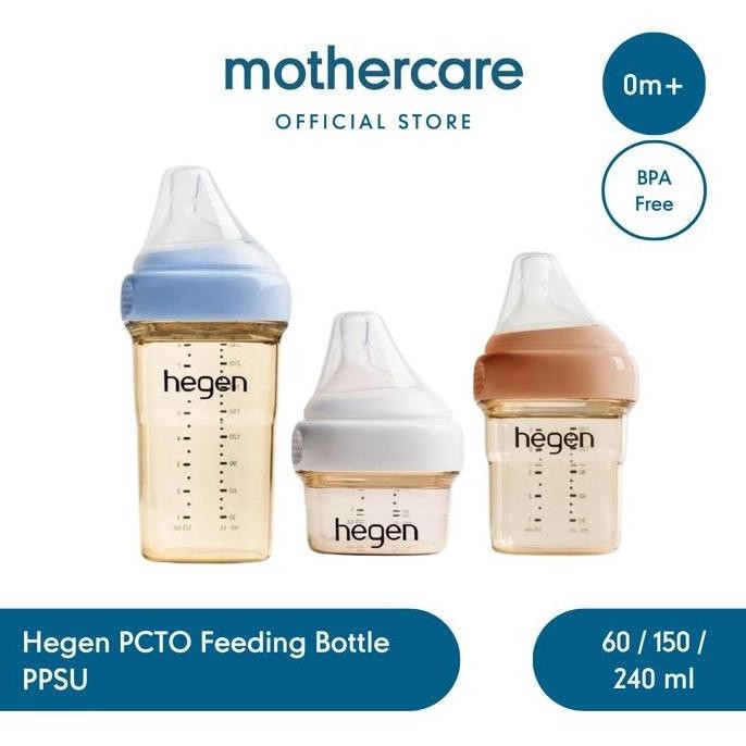 Baby- Hegen Pcto Feeding Bottle Ppsu - Botol Susu Bayi Newborn + 60 Ml | 150Ml | 240Ml, Single Pack 