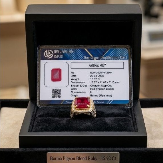 Cincin Permata Red Ruby Pigeon Blood Include Memo Certified