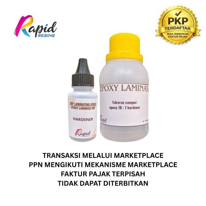 Epoxy Resin Laminasi FRP Perbaiki Raket, Busur, Sepeda, Pelat, Pipa