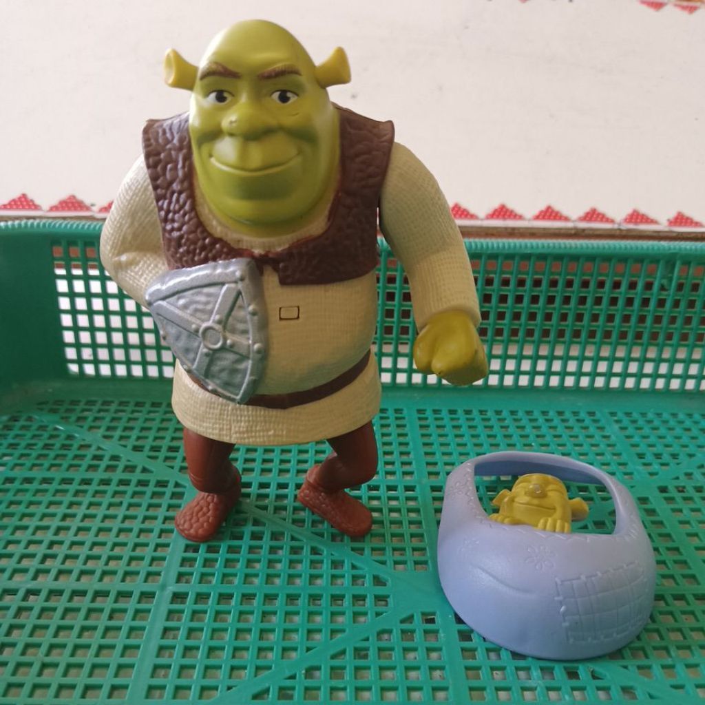 Action Figure Shrek Mcd Bahan Plastik PVC PL boom