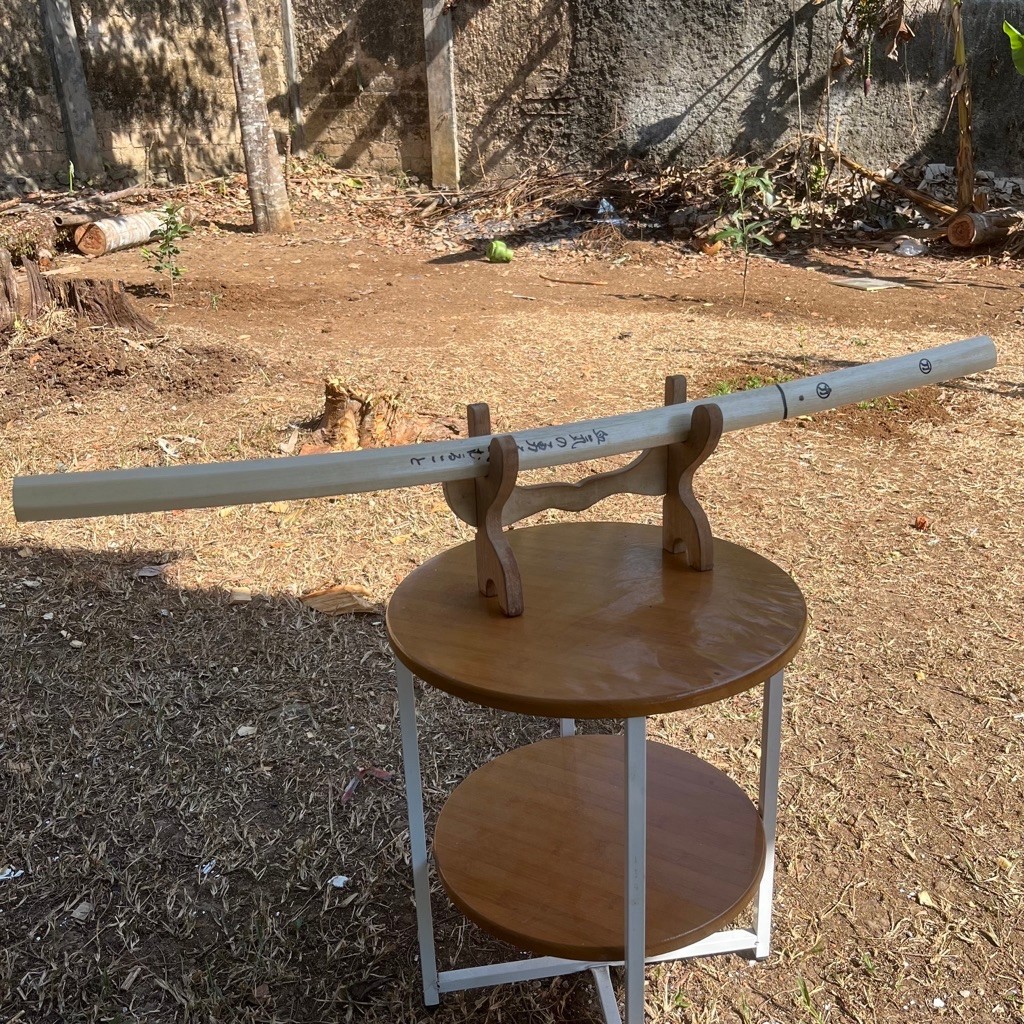 Kerajinan tangan Shirasaya kanji Natural kisampang 100cm