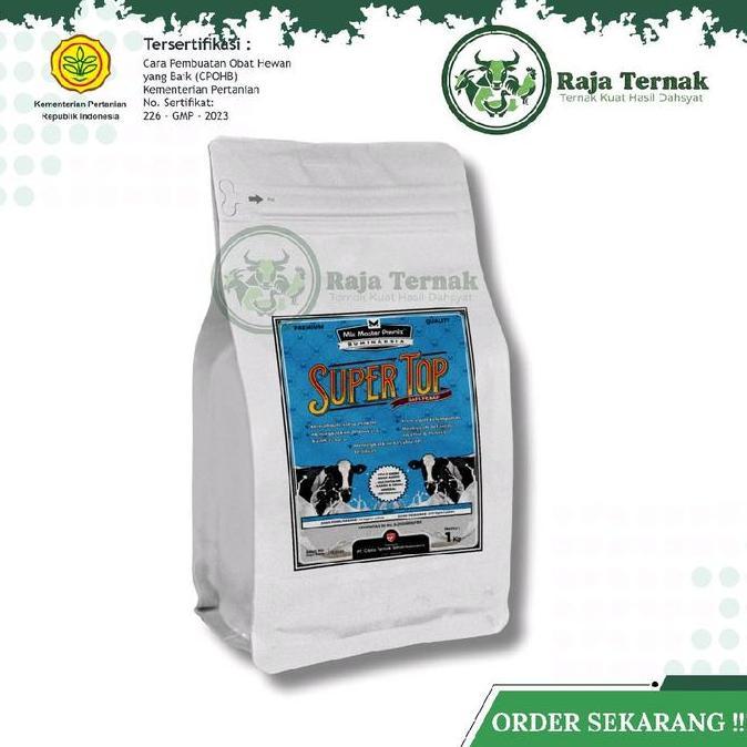 MIX MASTER PREMIX SUPER TOP SAPI PERAH - Suplemen Pakan Untuk Sapi Perah