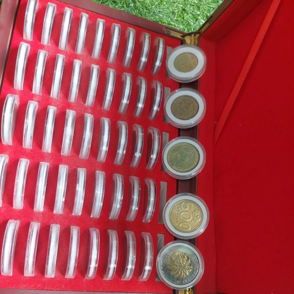 Jual untuk kolektor dan mahar pernikahan uang pecahan logam 50 100 500 dan 1000 original uang Indone