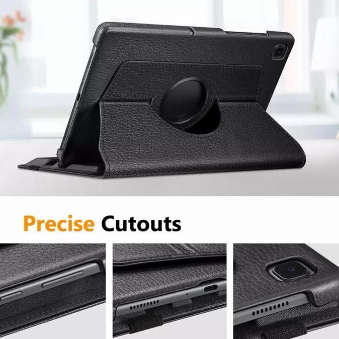Tab- Sarung Rotary For Samsung Tab A7 Lite 2 T225 Leather Flip Cover / Case For Samsung Tab A7 Lite 