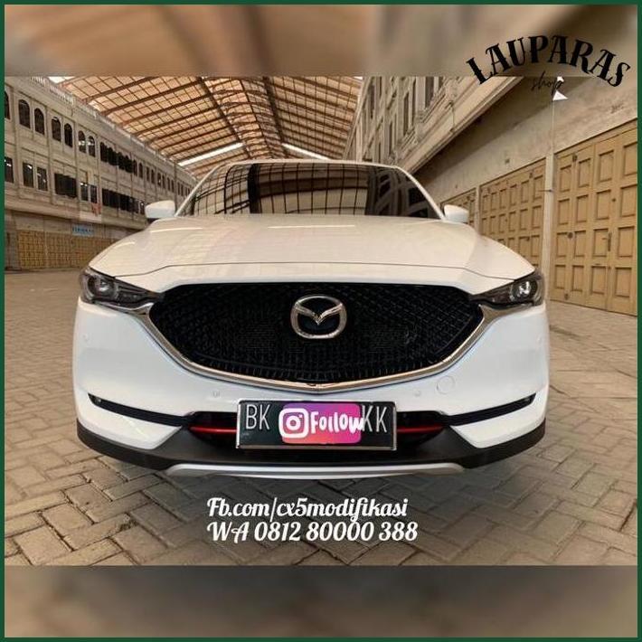 GARNISH PLAT NOMOR CX5 CX-5 2017-2019 WARNA MERAH @CX5MODIFIKASI FORSALE