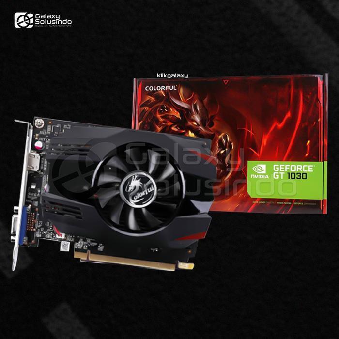 COLORFUL GEFORCE GT 1030 4G-V 4GB GDDR4 - VGA GT1030 DDR4 GRAPHIC CARD ORIGINAL DAN TERPERCAYA