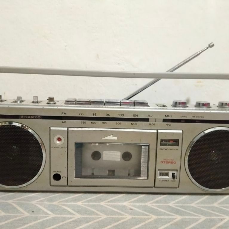 Radio tape Sanyo modif bluetooth