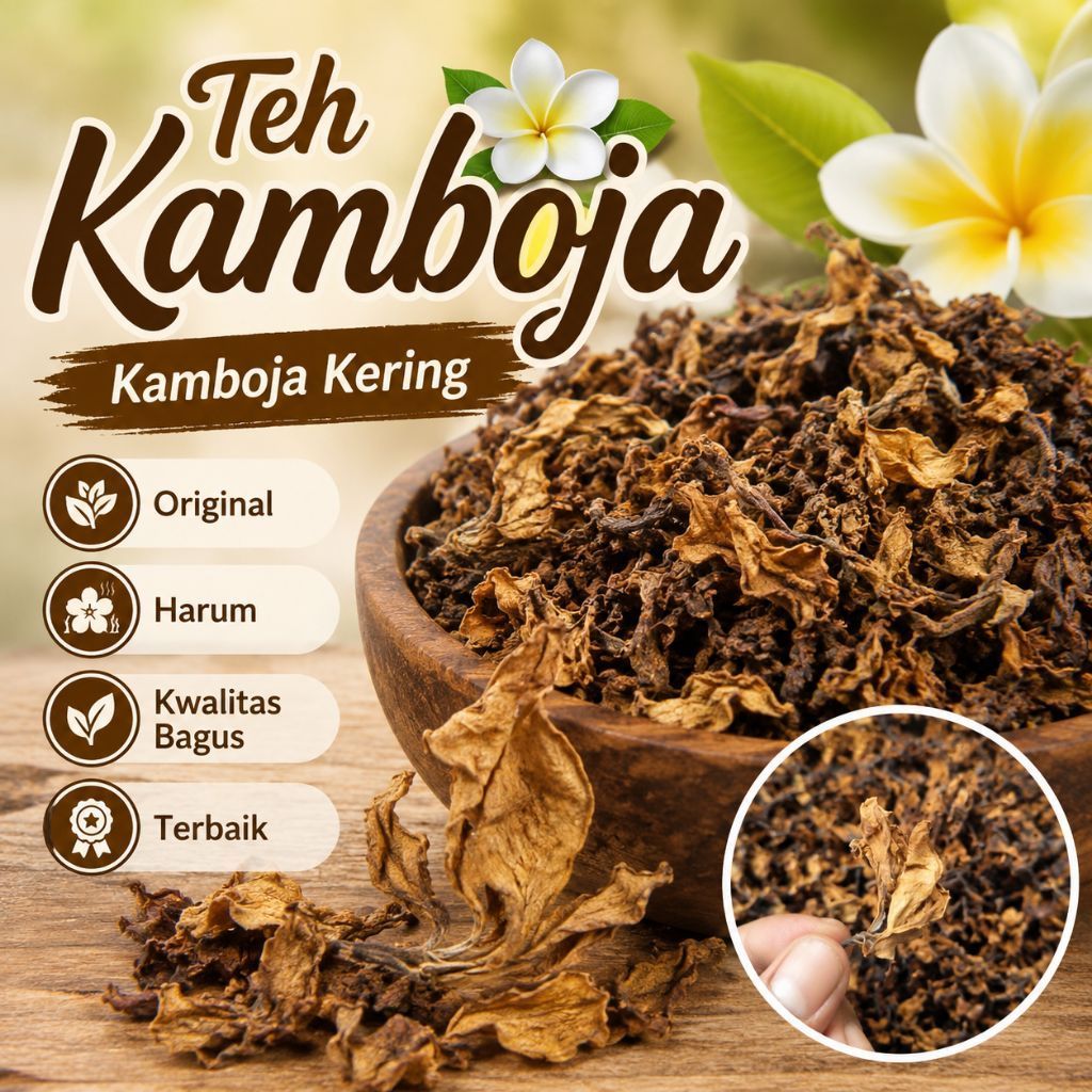 kamboja kering / teh kamboja 100 gr