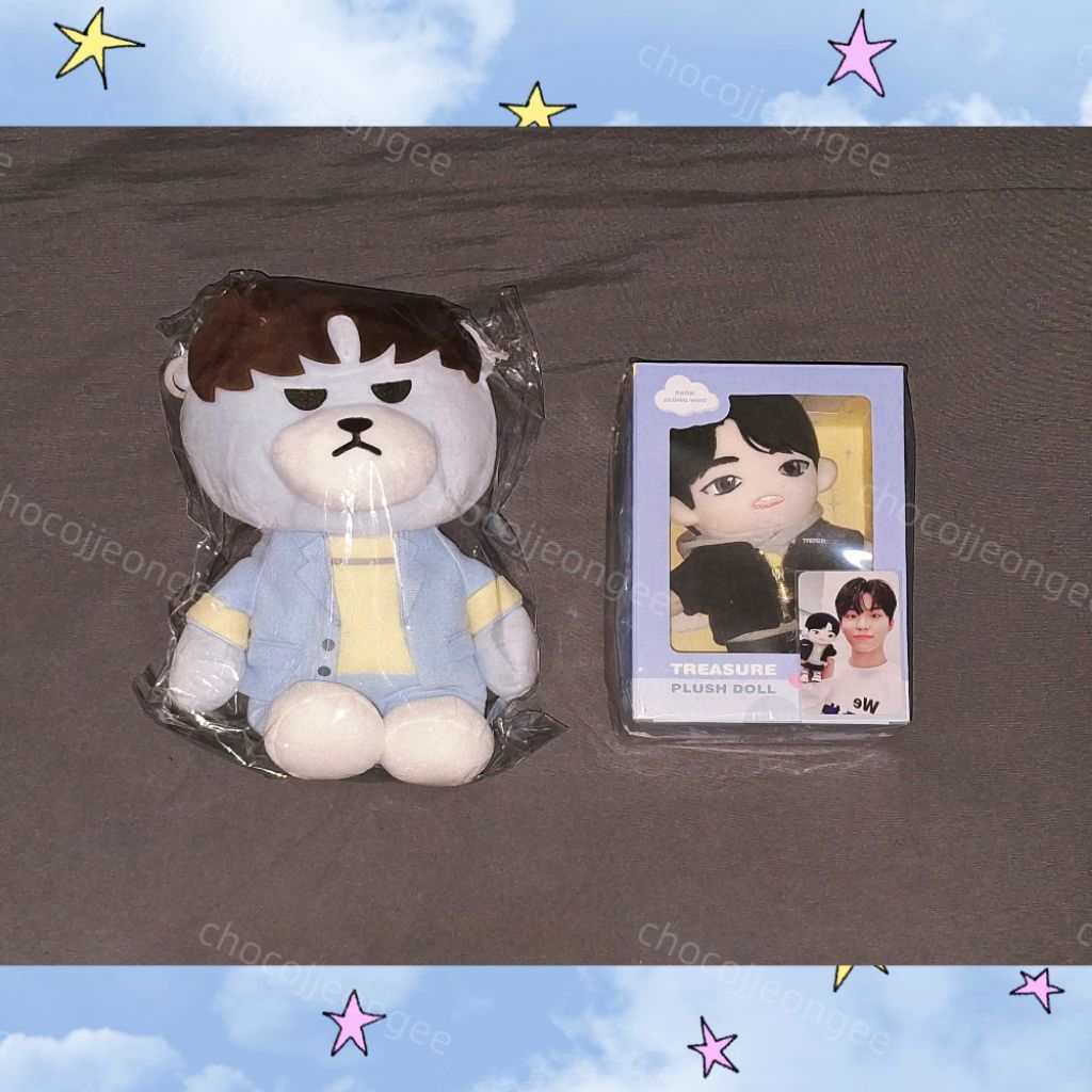 [OFFICIAL] TREASURE PLUSH DOLL JEONGWOO & BIG KRUNK JEONGWOO