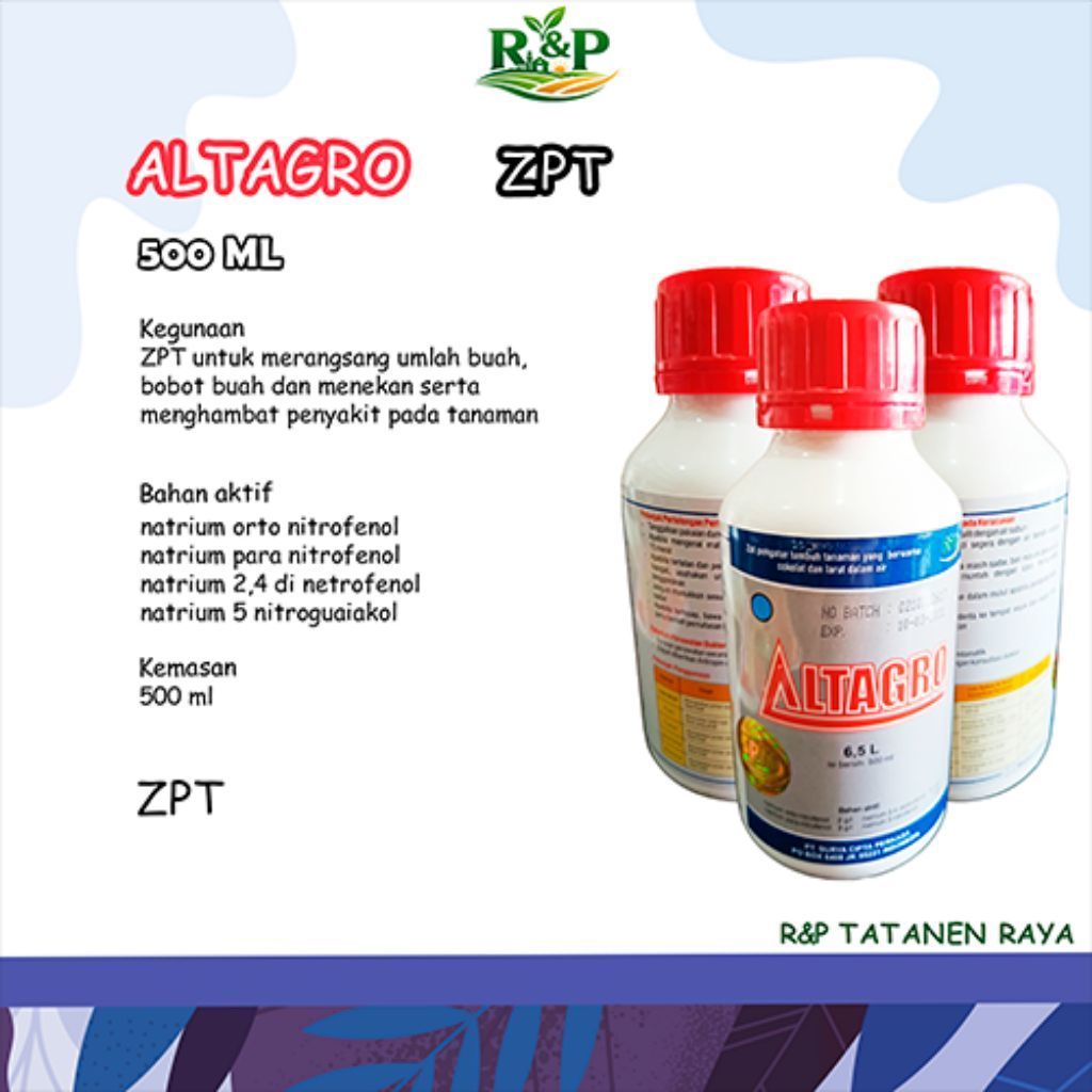 ZPT ALTAGRO ZPT 500 ML Perangsang Buah & Pembesar Buah