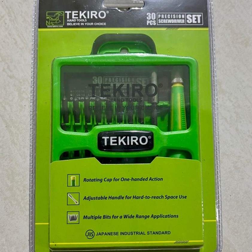 Tekiro Obeng Hp/Obeng Jam Tangan Precision Screwdriver Set 30 Pcs Durable