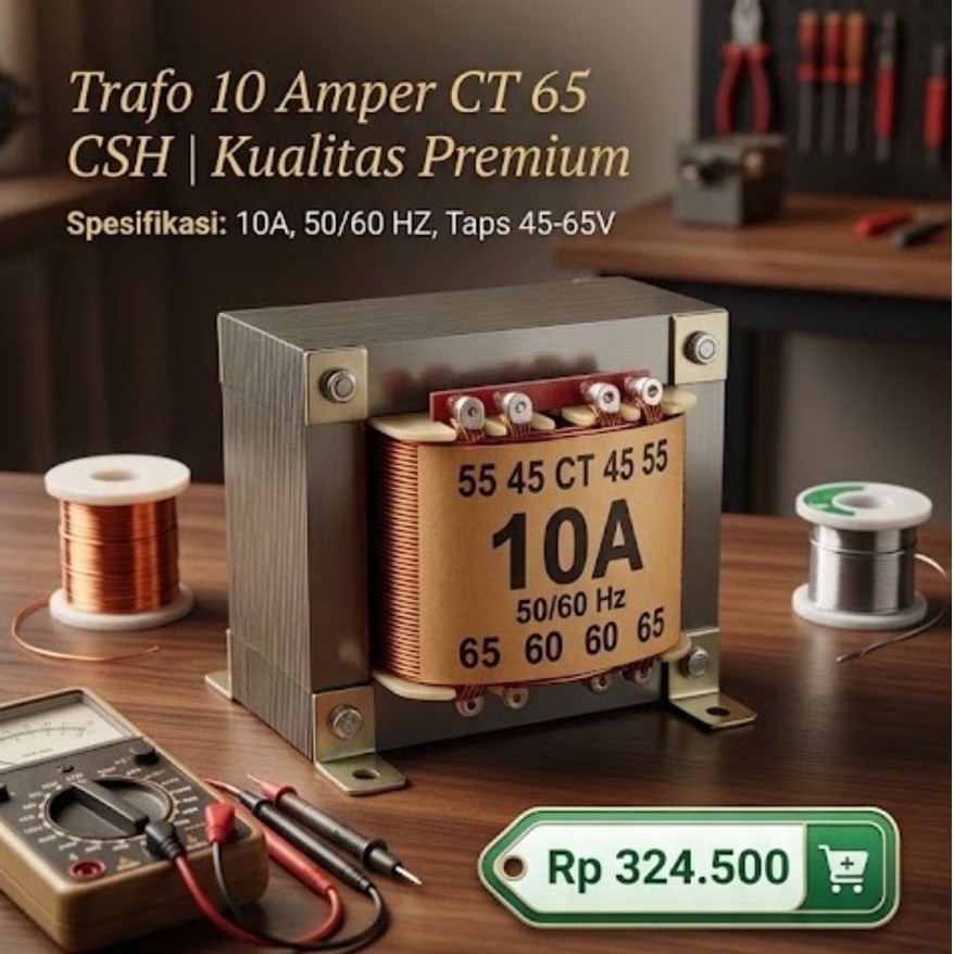 Trafo 10 Amper CT 65 csh trafo 10a