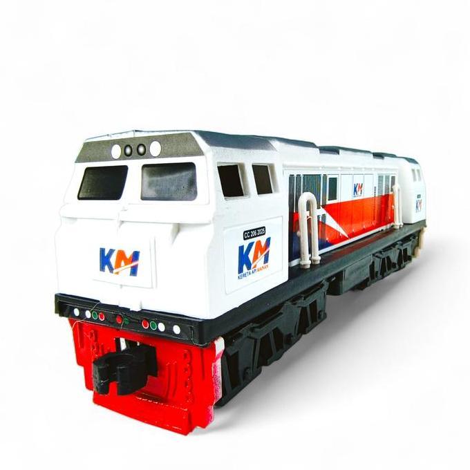 Mainan Miniatur Kereta Api Lokomotif Cc206