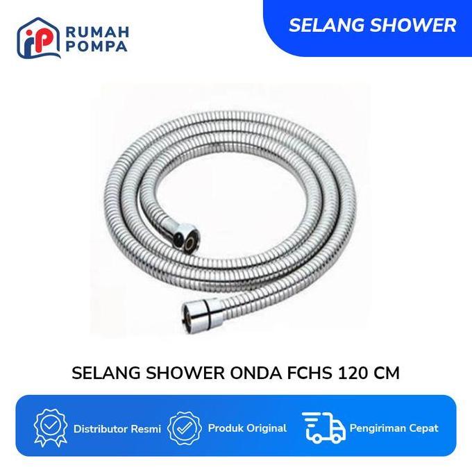 Selang Shower Onda FCHS 120 CM - Selang shower air kopling kuningan dengan drat