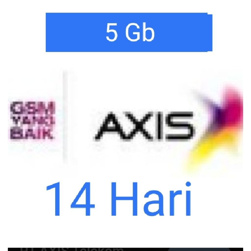 ISI ULANG kuota AXIS 5Gb 14 hari / Data AXIS 5Gb 14 HARI / INTERNET AXIS 5 Gb