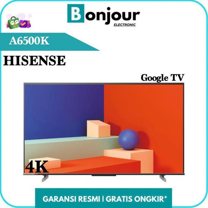Tv Hisense 50 Inch Android Google Tv 4K 50 Hisense 50A6500K 50A6500
