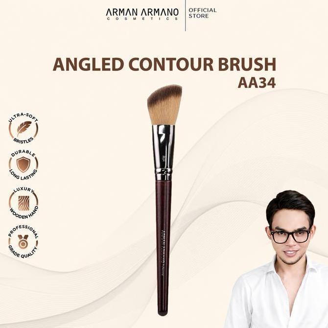 [ Angled Contour Brush ] Arman Armano - Kuas Contour Miring | Kuas Shading Pipi | Rekomendasi Kuas C