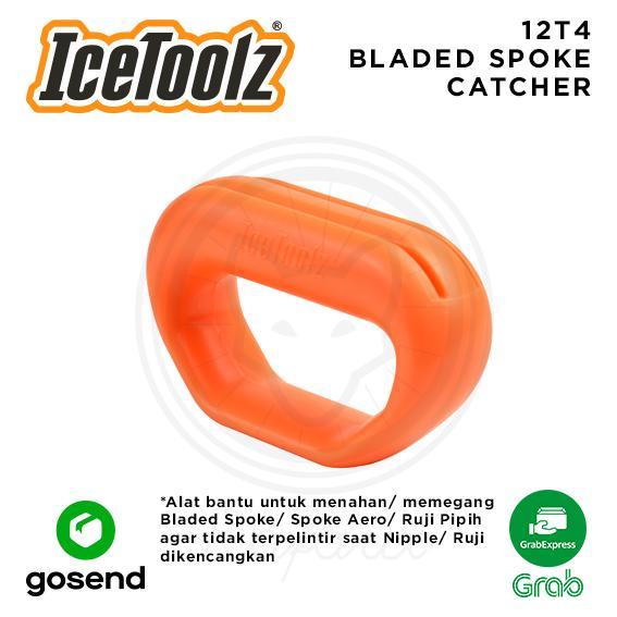 ICETOOLZ Bladed Spoke Catcher Alat Penahan Ruji Aero Pipih Sepeda 12T4