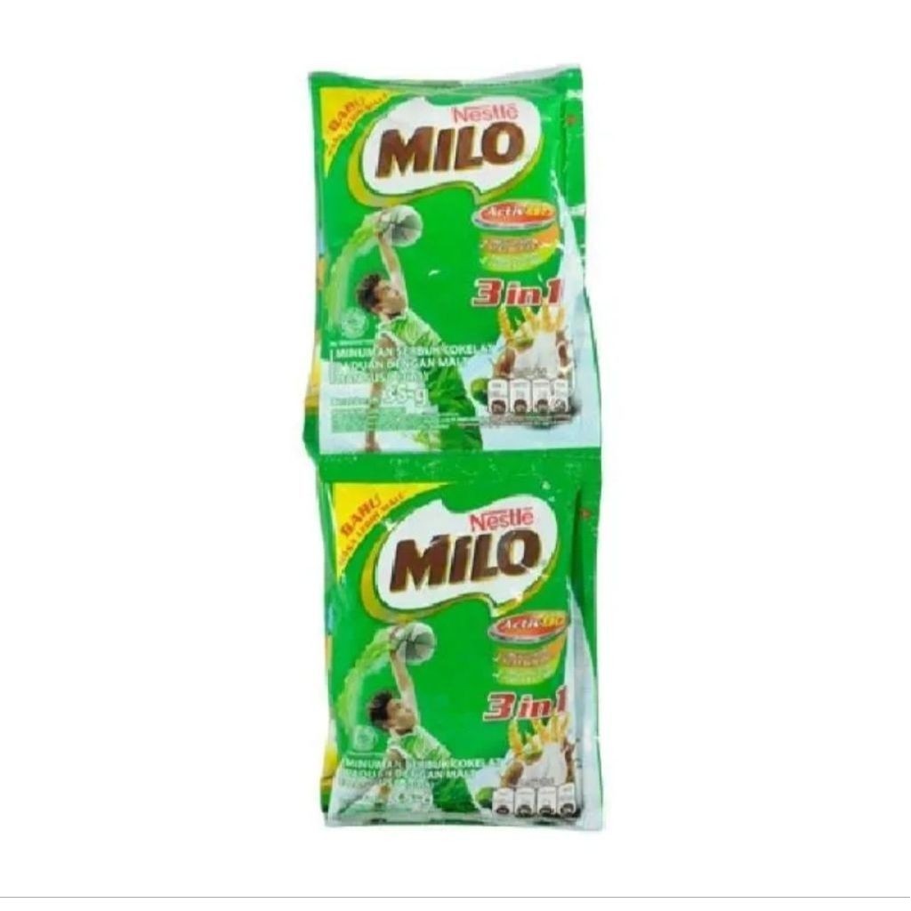 SUSU MILO 3 IN 1 RENCENG 10 SACHET