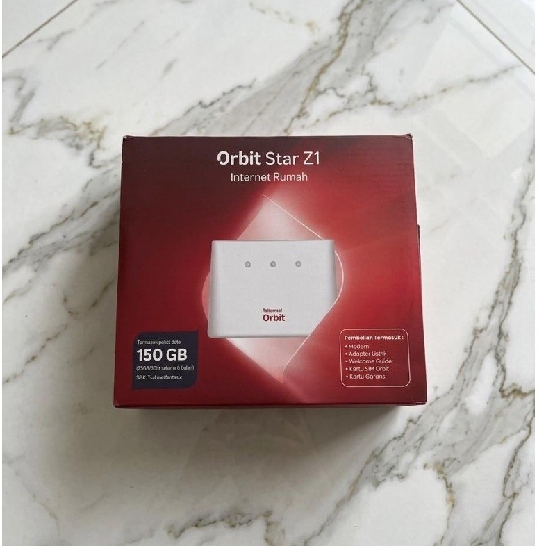 Preloved Second MODEM WIFI ORBIT Star Z1 internet rumah