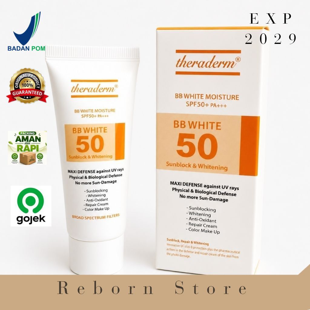 THERADERM BB WHITE MOISTURE SPF 50 - WHITENING SUNBLOCK