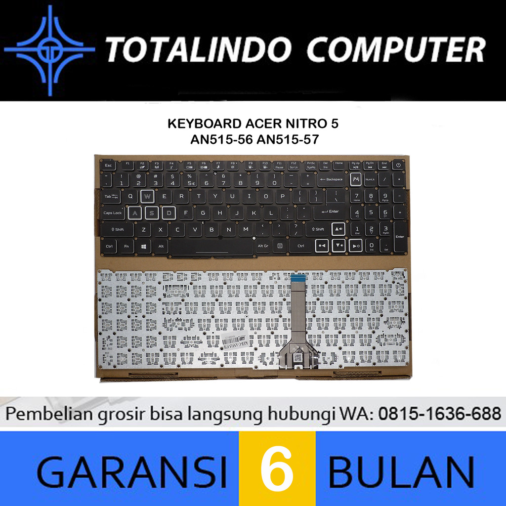 Keyboard Acer Nitro 5 an515-57 Black