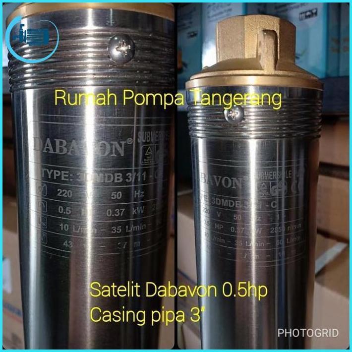 Pompa Satelit Submersible Dabavon 0.5Hp Unit Only Promo