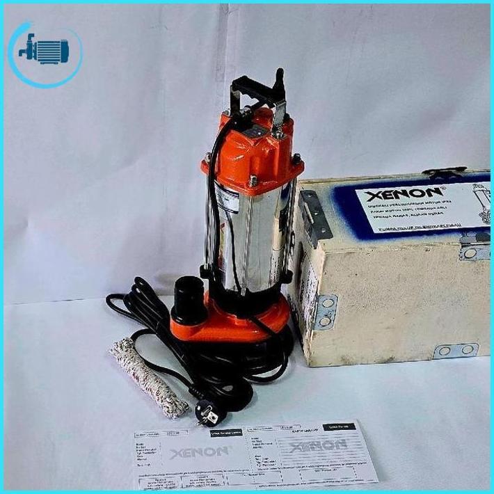 Xenon Sewage Pump  X-Spv180Stqg Pompa Celup 1,5Inch Air Kotor/Limbah Ada Pisau Pemotong/Cutter Terba
