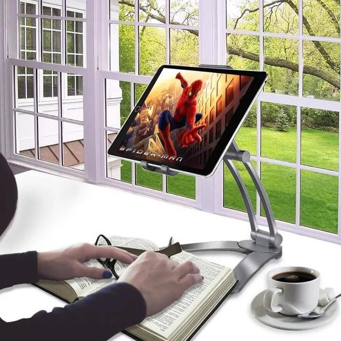 Spja- Stand Holder Tablet Universal Phone Holder Meja Dinding Bracket