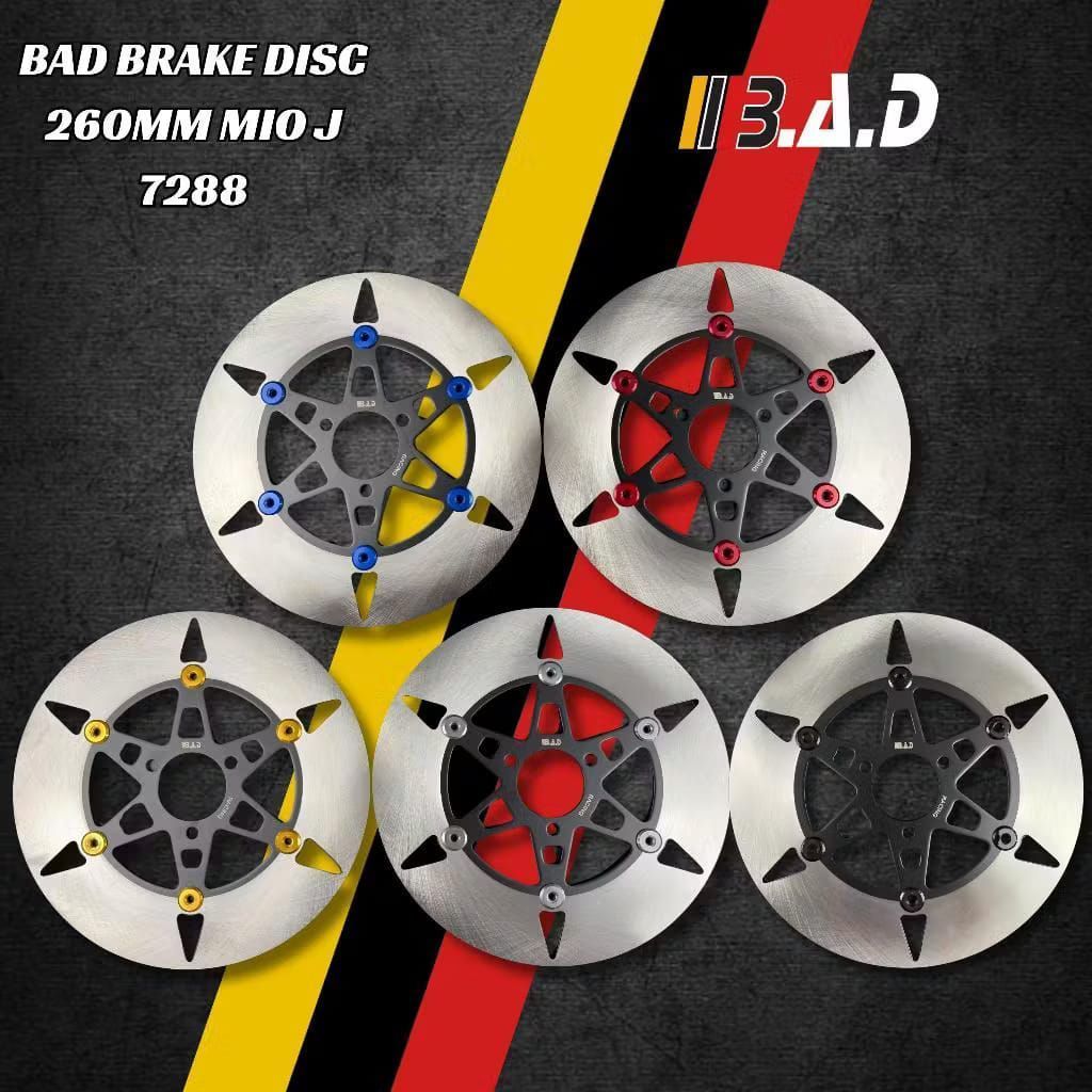 piringan cakram disc depan ukuran 260mm piringan cakram disc depan buta ukuran 260mm motor Mio j / M