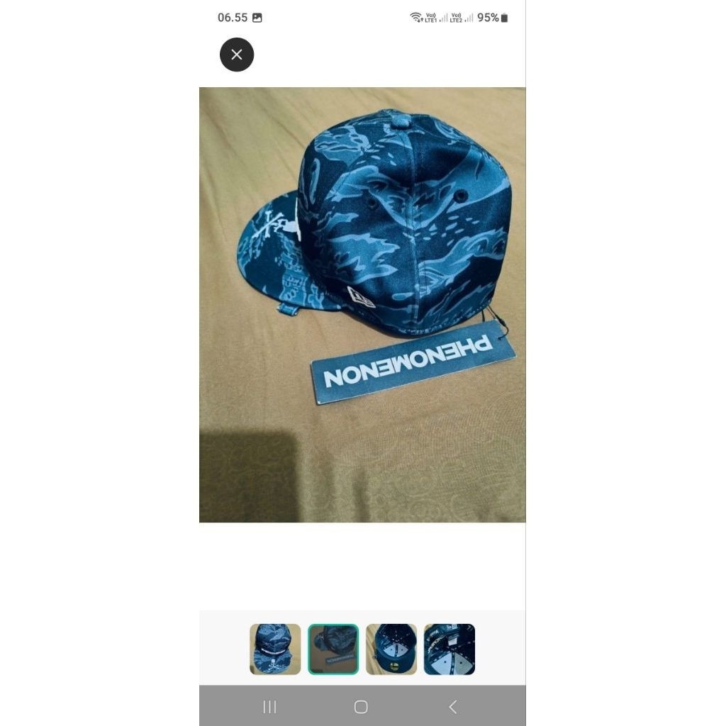Topi New Era x Mastermind size 7 3/8
