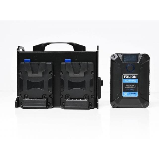 FXLION Nano One Bundle - Nano One 4x + Charger V-Mount Mini + Case