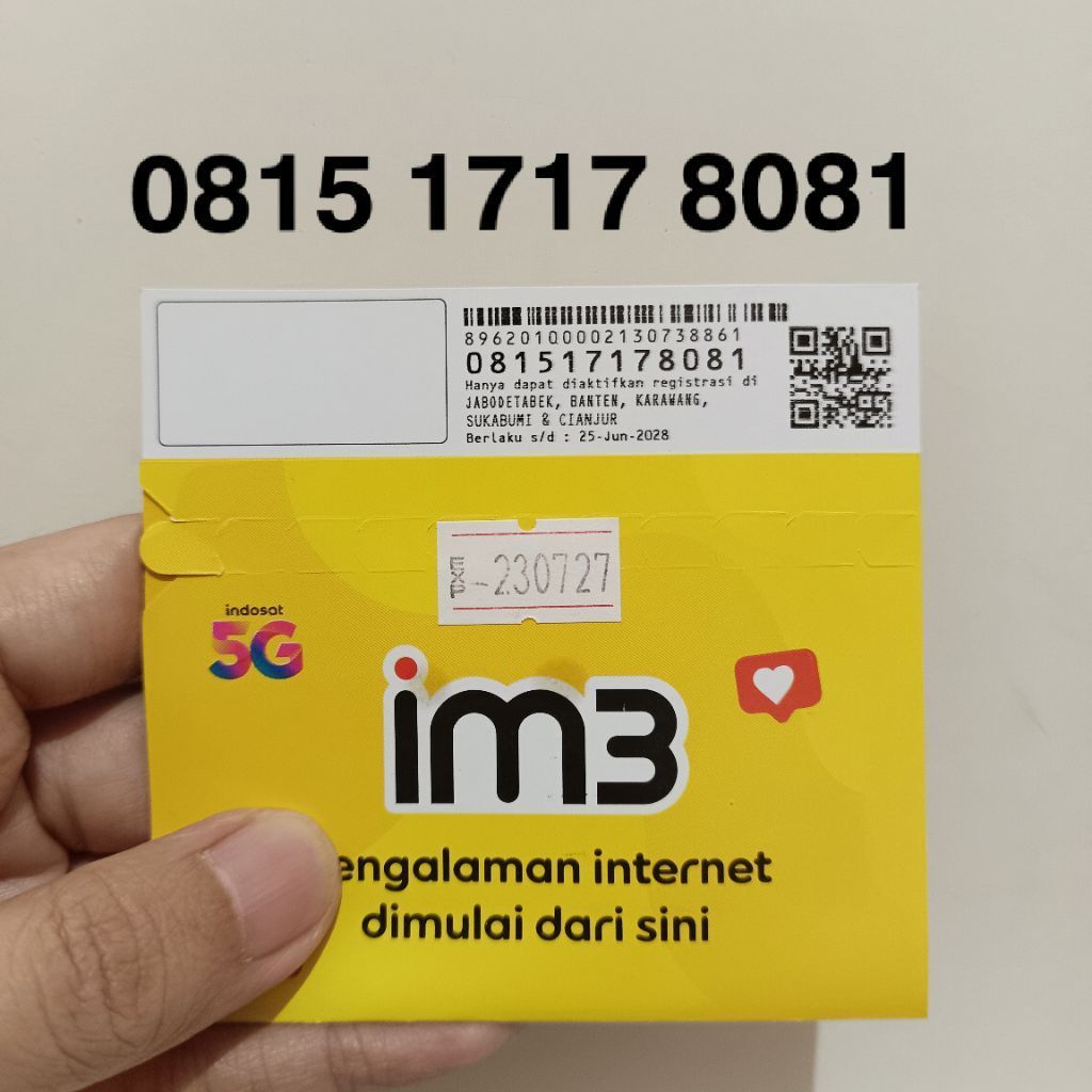 NOMOR CANTIK INDOSAT kartu perdana Indosat