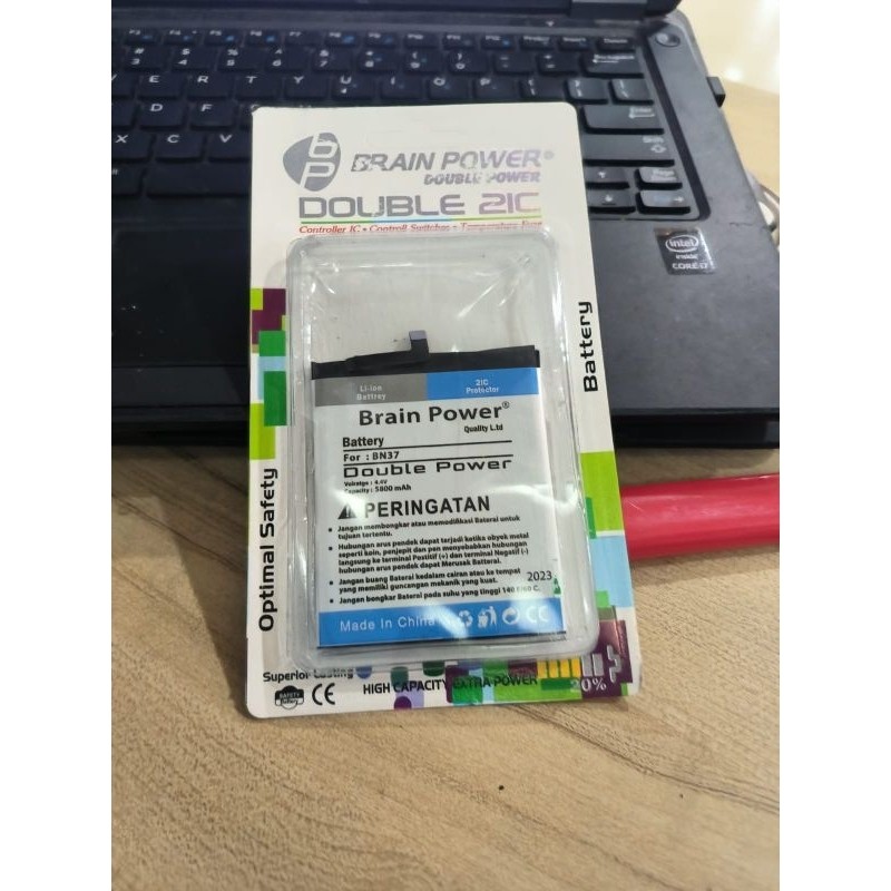 BATERAI BATERE BATTERY REDMI 6A BN37 BN 37 DOUBLE POWER BRAIN POWER